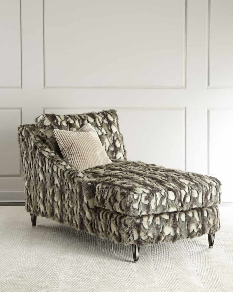 Nash Faux-Fur Right-Arm Chaise